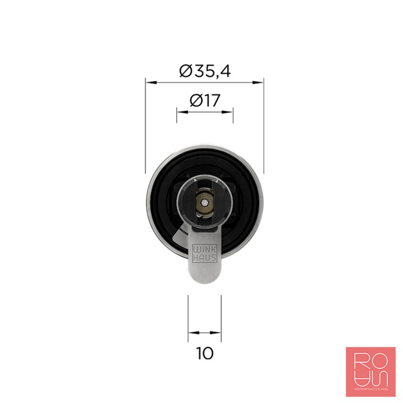 BE04 Bombí amb pom (electrònica al un sol costat, pom per l'interior) 